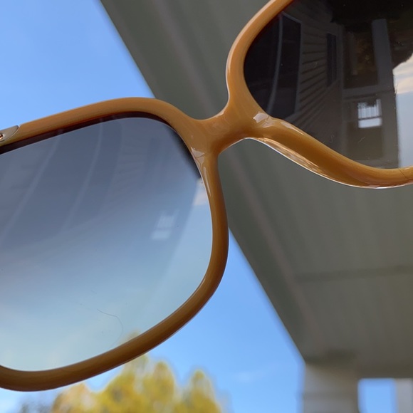 Yellow Chloe Sunglasses main image 4